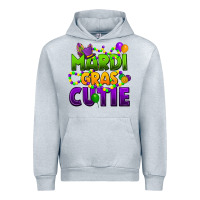 Heather Grey mardi gras cutie Urban Hoodie - CowGirlArtShop