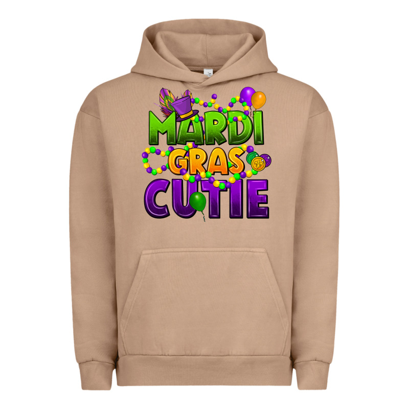 Mardi Gras Cutie Urban Hoodie by CowGirlArtShop | Teevron