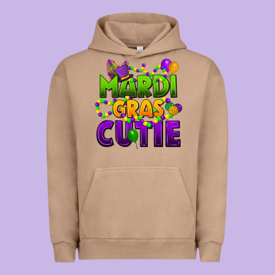 Mardi Gras Cutie Urban Hoodie Designed By Cowgirlartshop