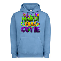 Pigment Pebble Blue mardi gras cutie Urban Hoodie - CowGirlArtShop