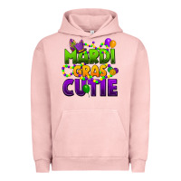Pigment Salmon mardi gras cutie Urban Hoodie - CowGirlArtShop