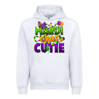 White mardi gras cutie Urban Hoodie - CowGirlArtShop