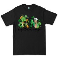 Black st. patricks day registered nurse rn Premium Tee - BarkalooDesign