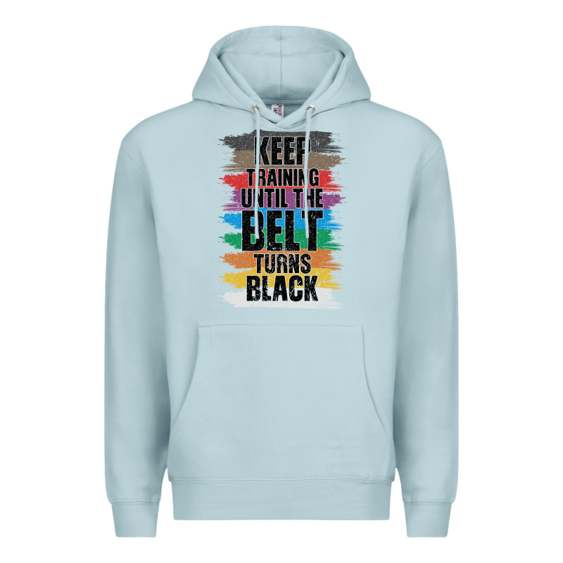 Black Belt Martial Art Training Karate Taekwondo Premium Hoodie by Bettercallsaul | Teevron