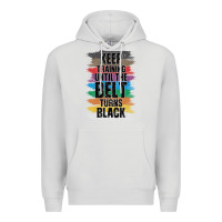 Dove Grey Black Belt Martial Art Training Karate TaeKwonDo Premium Hoodie - Bettercallsaul