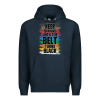 Navy Black Belt Martial Art Training Karate TaeKwonDo Premium Hoodie - Bettercallsaul