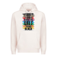 Pale Pink Black Belt Martial Art Training Karate TaeKwonDo Premium Hoodie - Bettercallsaul