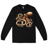 Black octopus Long Sleeve Tee - LillyAllenDesigns