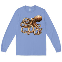 Colony Blue octopus Long Sleeve Tee - LillyAllenDesigns