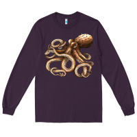 Plum octopus Long Sleeve Tee - LillyAllenDesigns