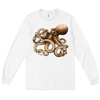 White octopus Long Sleeve Tee - LillyAllenDesigns