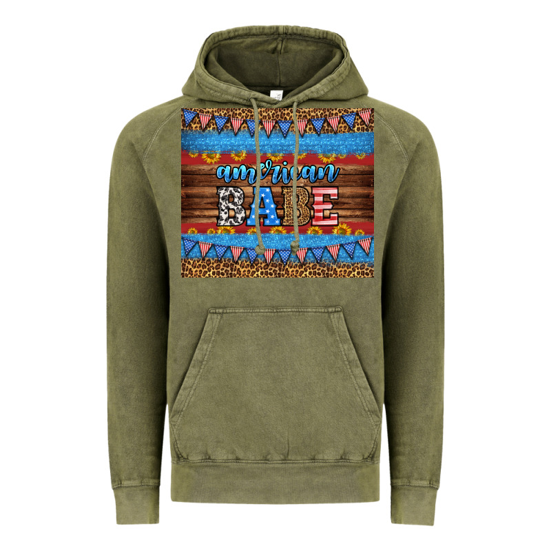American Babe Tumbler Vintage Hoodie by HRA Design Shop | Teevron