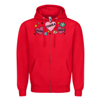 Red tacos tequila anxiety Zipper Hoodie - MaliasSmallBusiness