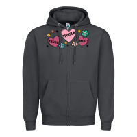 Smoke tacos tequila anxiety Zipper Hoodie - MaliasSmallBusiness