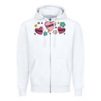 White tacos tequila anxiety Zipper Hoodie - MaliasSmallBusiness