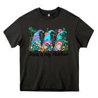 Asphalt jesus is my anchor gnomes Heavy Core Tee - Zillion Design Studio