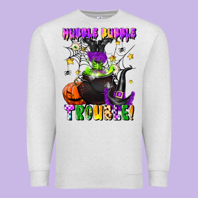Hubble Bubble Trouble Premium Sweatshirt Designed By Lillyallendesigns