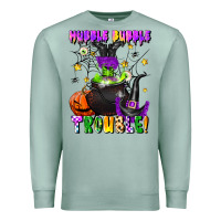 Seafoam hubble bubble trouble Premium Sweatshirt - LillyAllenDesigns
