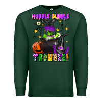 Sports Green hubble bubble trouble Premium Sweatshirt - LillyAllenDesigns