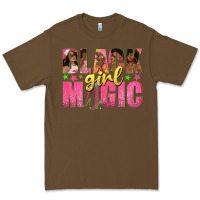 Cacao black girl magic with afro black women Premium Tee - texasbilliewilder