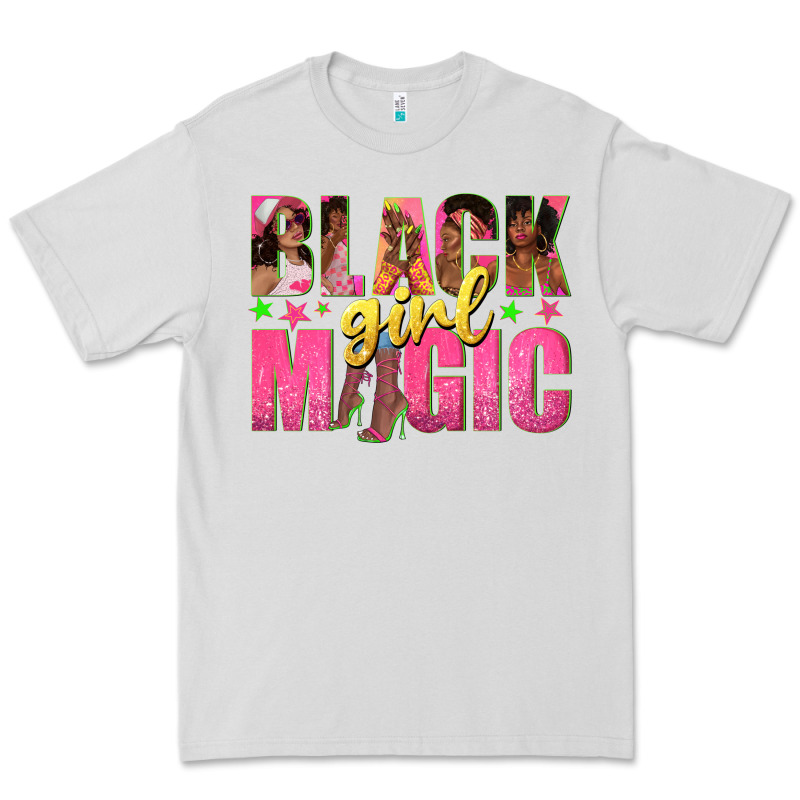 Black Girl Magic With Afro Black Women Premium Tee by texasbilliewilder | Teevron