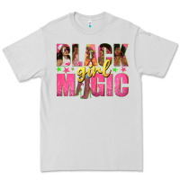 Dove Grey black girl magic with afro black women Premium Tee - texasbilliewilder