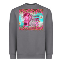 Storm Breast cancer  no one fıghts alone tumbler Heavyweight Sweatshirt - Artiststas