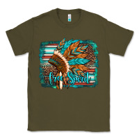 Army Green free spirit native american indian headdress Classic Tee - Artiststas