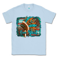 Dusty Blue free spirit native american indian headdress Classic Tee - Artiststas