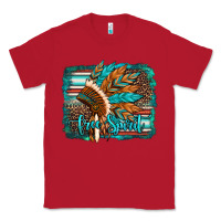 Red free spirit native american indian headdress Classic Tee - Artiststas