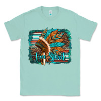 Seafoam free spirit native american indian headdress Classic Tee - Artiststas