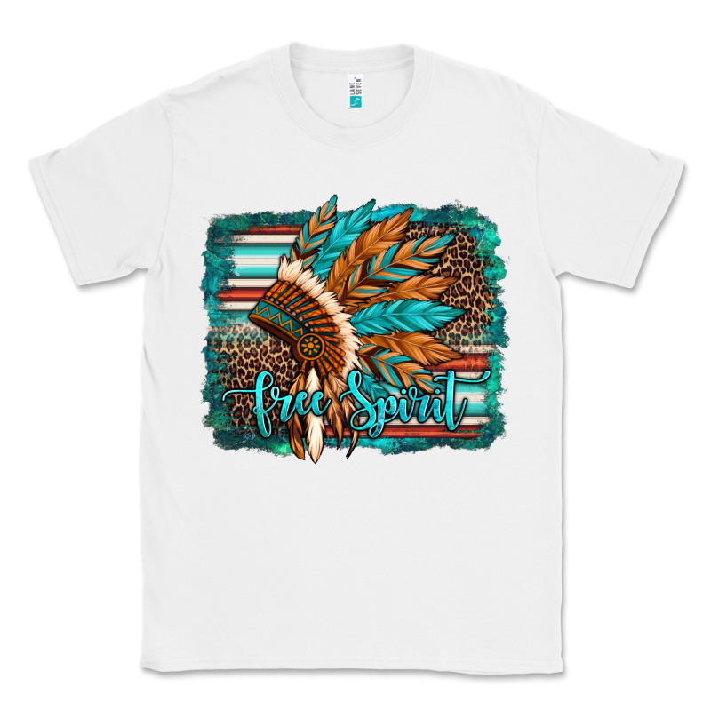 Free Spirit Native American Indian Headdress Classic Tee by Artiststas | Teevron