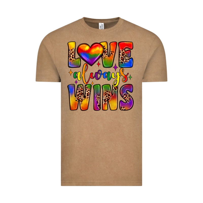 Love Always Wins Vintage Tee by JahusDesignShop | Teevron