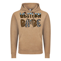 Vintage Coffee western babe Vintage Hoodie - CowhideDigitalArt