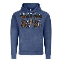 Vintage Denim western babe Vintage Hoodie - CowhideDigitalArt
