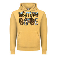 Vintage Mustard western babe Vintage Hoodie - CowhideDigitalArt