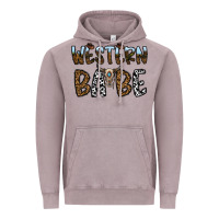 Vintage Zinc western babe Vintage Hoodie - CowhideDigitalArt
