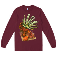 Burgundy Coral Reef Long Sleeve Tee - LillyAllenDesigns