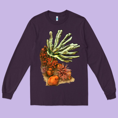 Coral Reef Long Sleeve Tee Designed By Lillyallendesigns