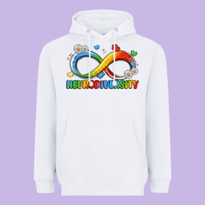 Neurodiversity Heavyweight Hoodie Designed By Lillyallendesigns