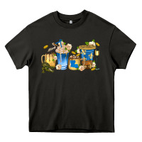 Asphalt louisiana coffee cups Heavy Core Tee - texasbilliewilder
