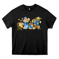 Black louisiana coffee cups Heavy Core Tee - texasbilliewilder