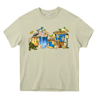 Mossy louisiana coffee cups Heavy Core Tee - texasbilliewilder