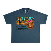Midnight Navy heifers be trippin ok maybe i pushed her long hair Urban Heavy Tee - Jasminsmagicworld