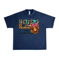 Navy heifers be trippin ok maybe i pushed her long hair Urban Heavy Tee - Jasminsmagicworld