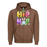 Chestnut easter hip hop Zipper Hoodie - MaliasSmallBusiness