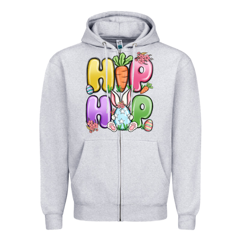 Easter Hip Hop Zipper Hoodie by MaliasSmallBusiness | Teevron