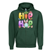Sports Green easter hip hop Zipper Hoodie - MaliasSmallBusiness