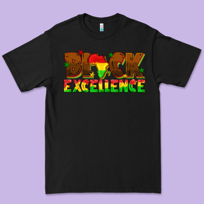 Premium Tee black excellence juneteenth