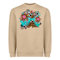 Mushroom race sunflower patches Heavyweight Sweatshirt - AdoDesignShop